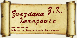 Zvezdana Karajović vizit kartica